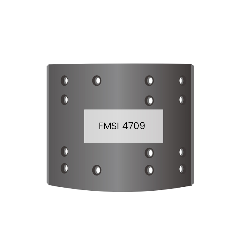 4709 Lót phanh xe tải hạng nặng 14 lỗ