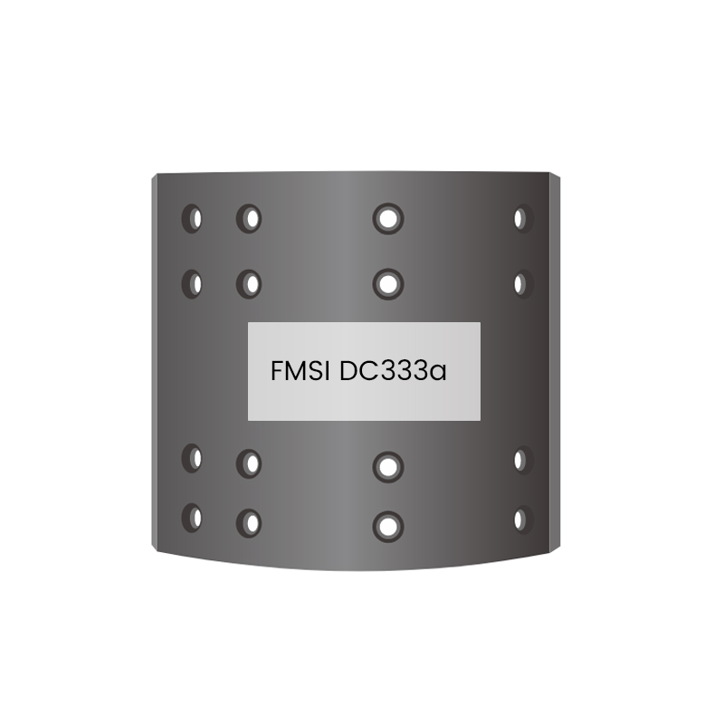 DC333a Lót phanh Bộ phận hệ thống phanh tự động Độ dày 18mm