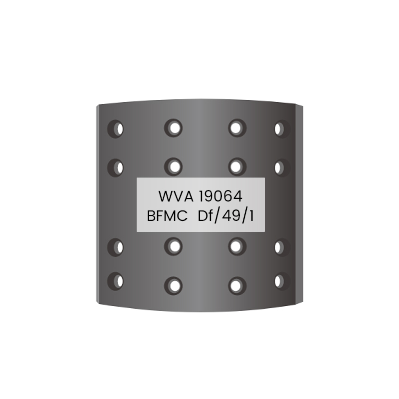 Phụ tùng ô tô xe tải Châu Âu Lót phanh 19064 Df / 49/1 cho BOVA, DAF