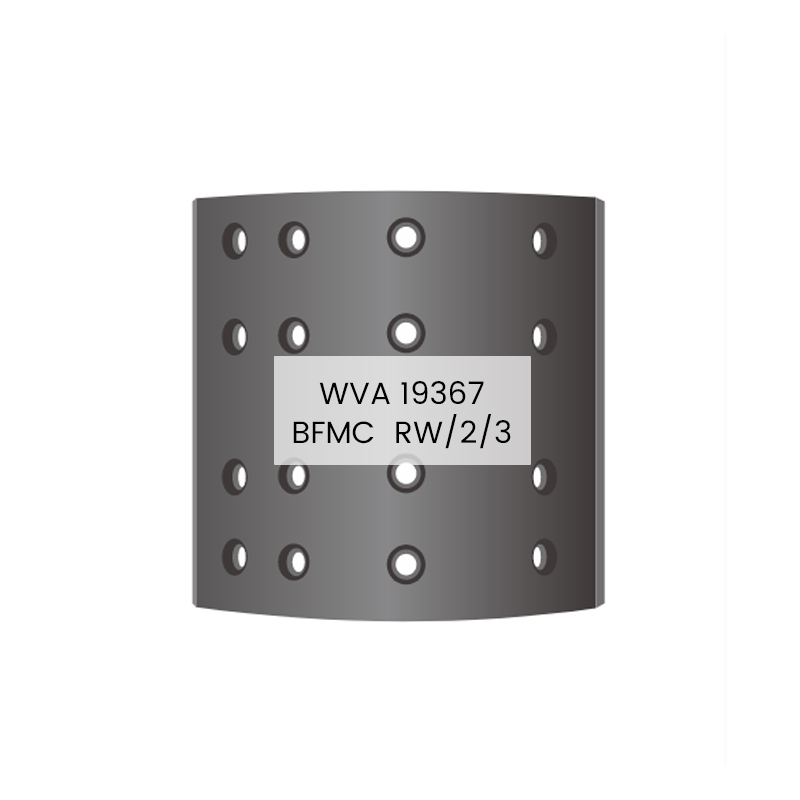 Lót phanh xe tải châu Âu 19367 RW/2/3 cho TRAILOR,FRUEHAUF,BENALU