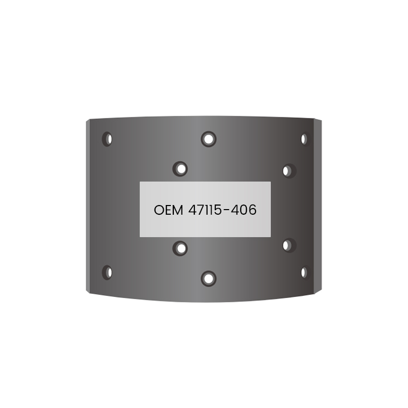 Phụ tùng ô tô xe tải Nhật Bản lót phanh 47115-406 cho ISUZU