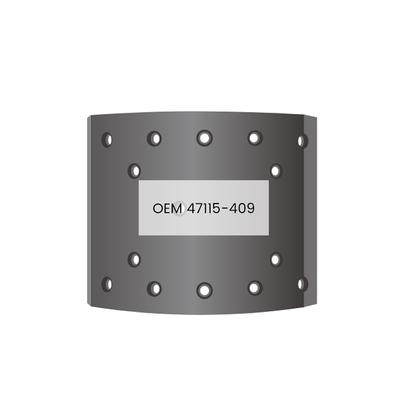 47115-409 Lót phanh xe tải hạng nặng cho ISUZU